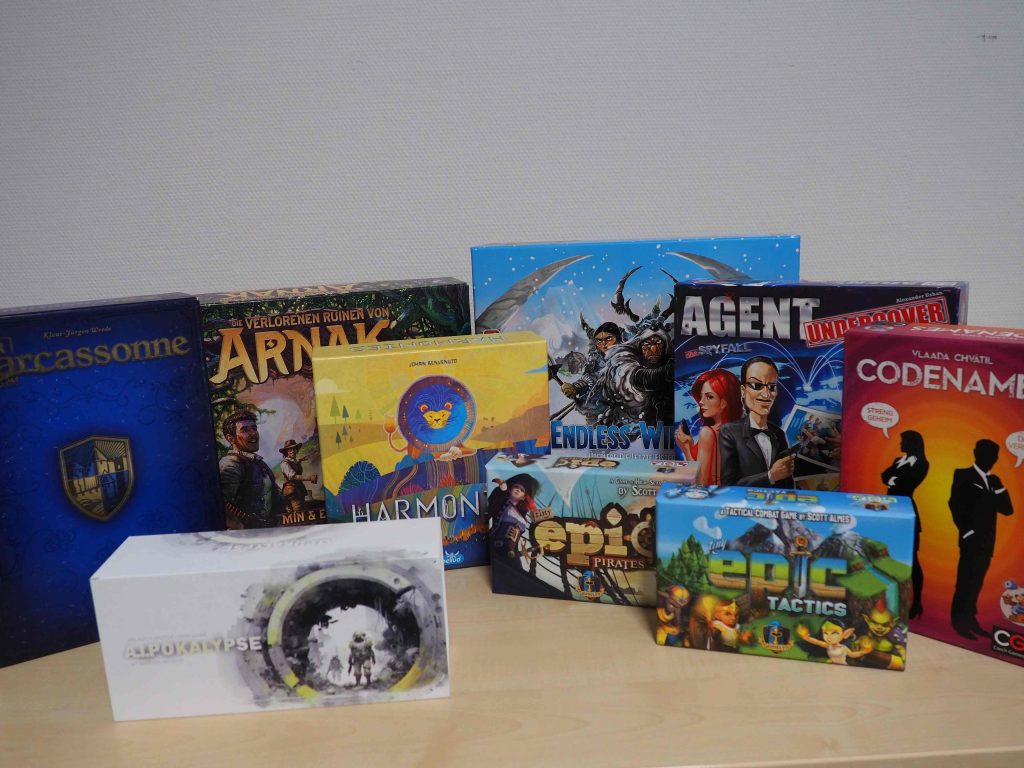 Spiele aus den privaten Beständen der Brettspielfreunde